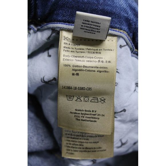 Scotch And Soda One x One Teaspoon Womens Blue Skinny Jeans Size 16 23 Lot 2 - Picture 4 of 5